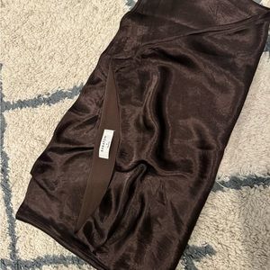 Artiza brown slip skirt